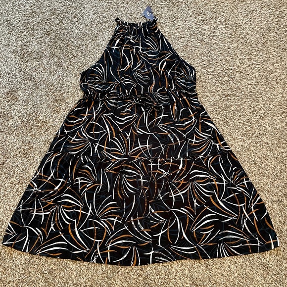 New Plus Size Sleeveless Black 3X Summer Dress - Picture 3 of 10